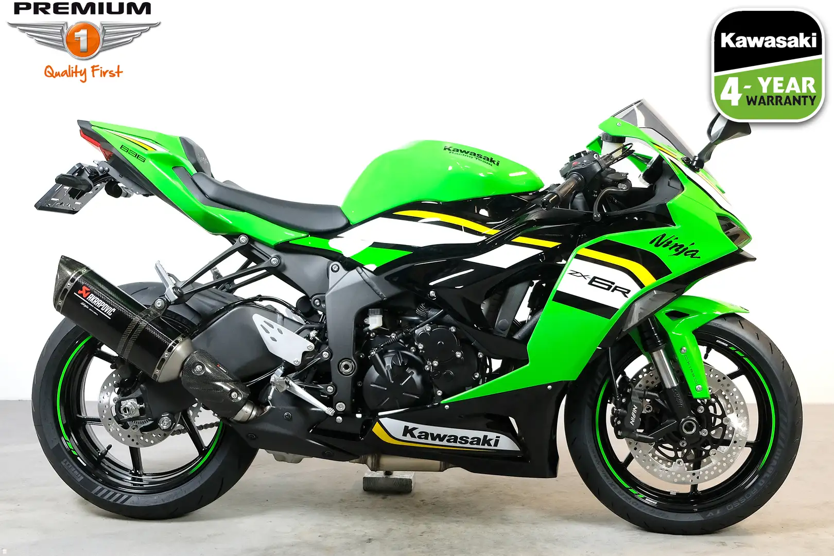 Kawasaki Ninja ZX-6R PERFORMANCE Alb - 1