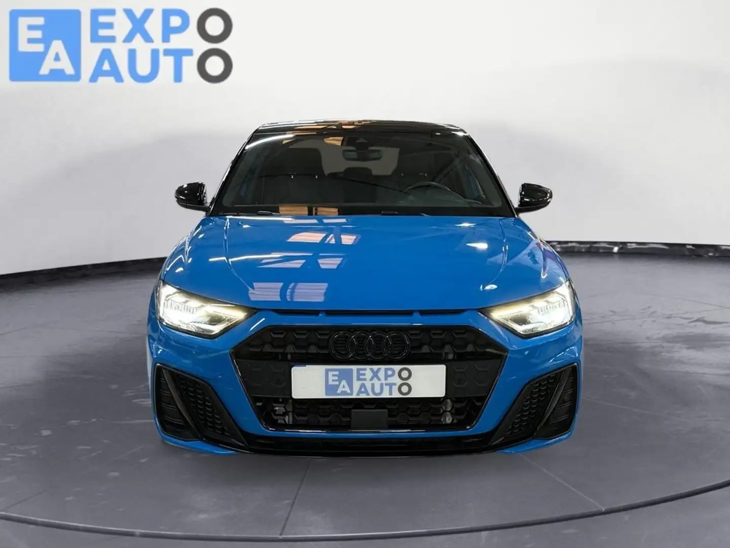Audi A1 Sportback Black line 35 TFSI 110kW S tro Bleu - 2