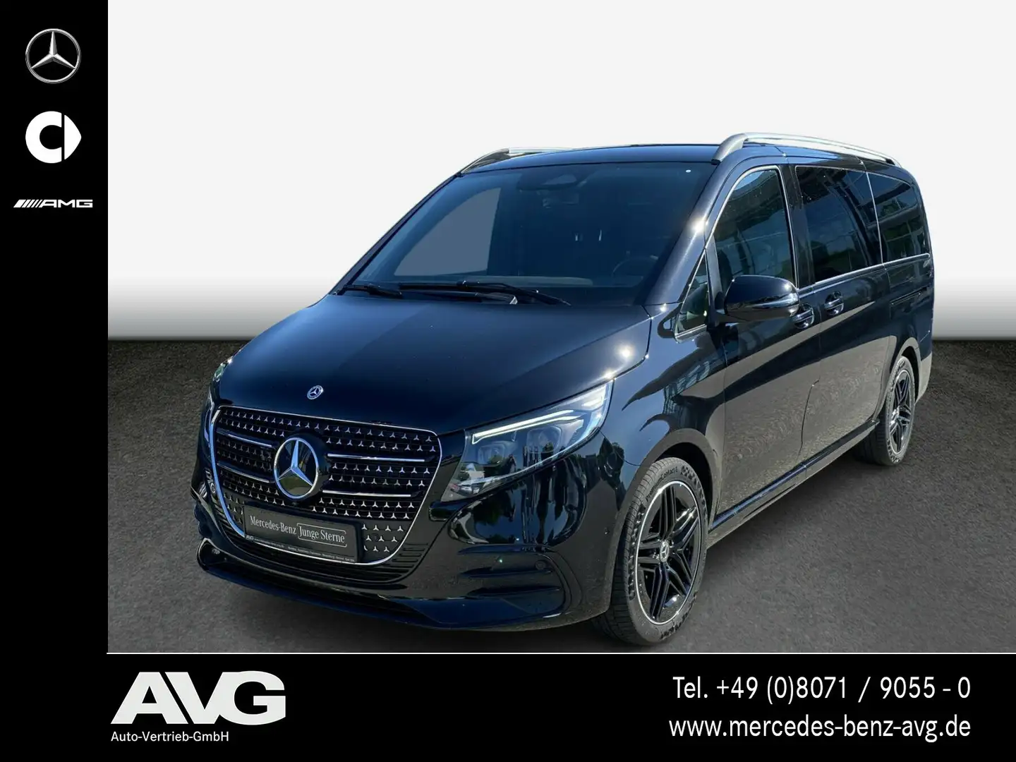Mercedes-Benz V 300 V 300 d AVANTGARDE lang AMG Stdhzg PANO AIRMATIC Schwarz - 1