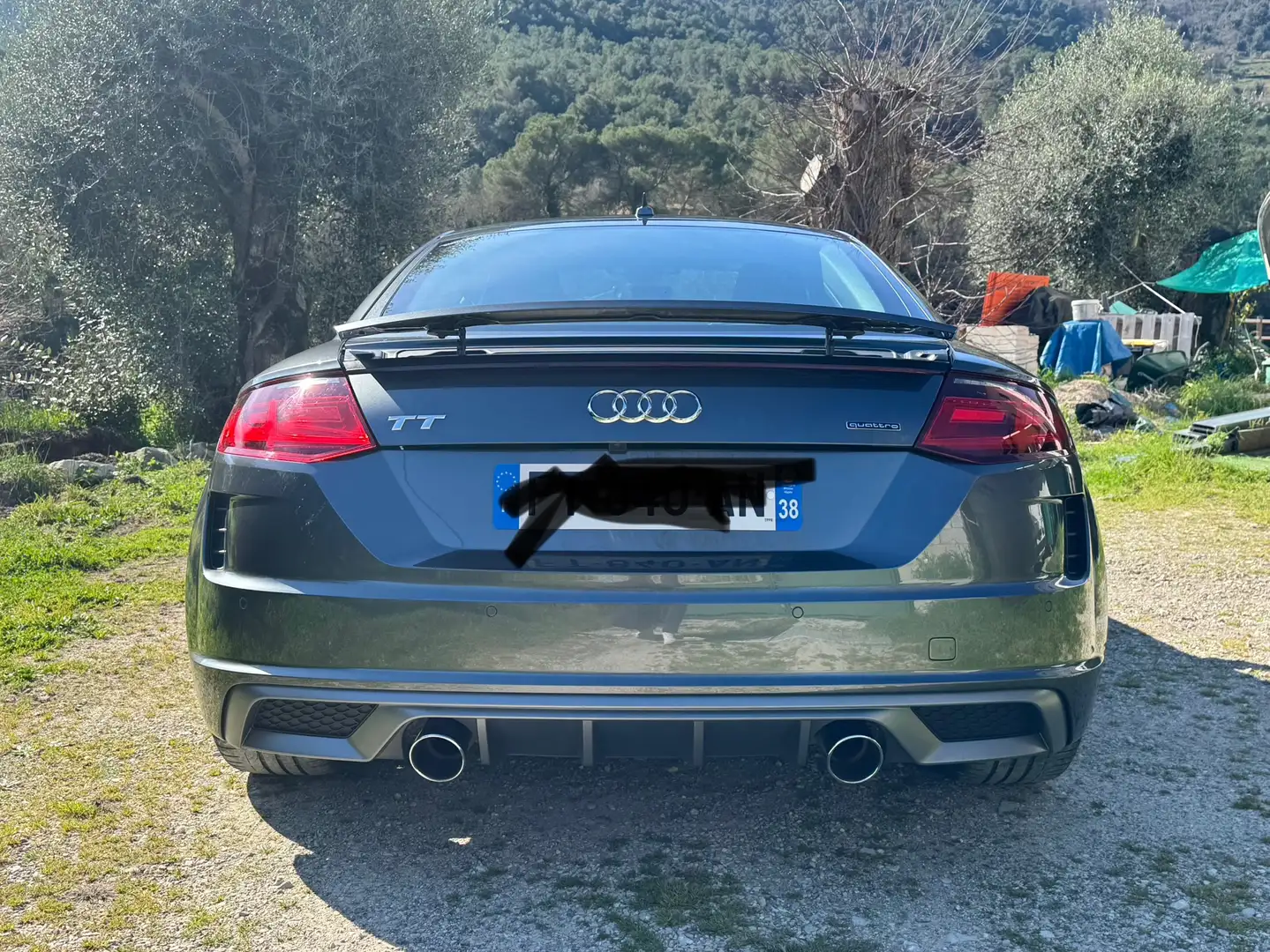 Audi TT TT Coupé 45 TFSI 245ch Stronic 7 Quattro Slinee Gris - 2