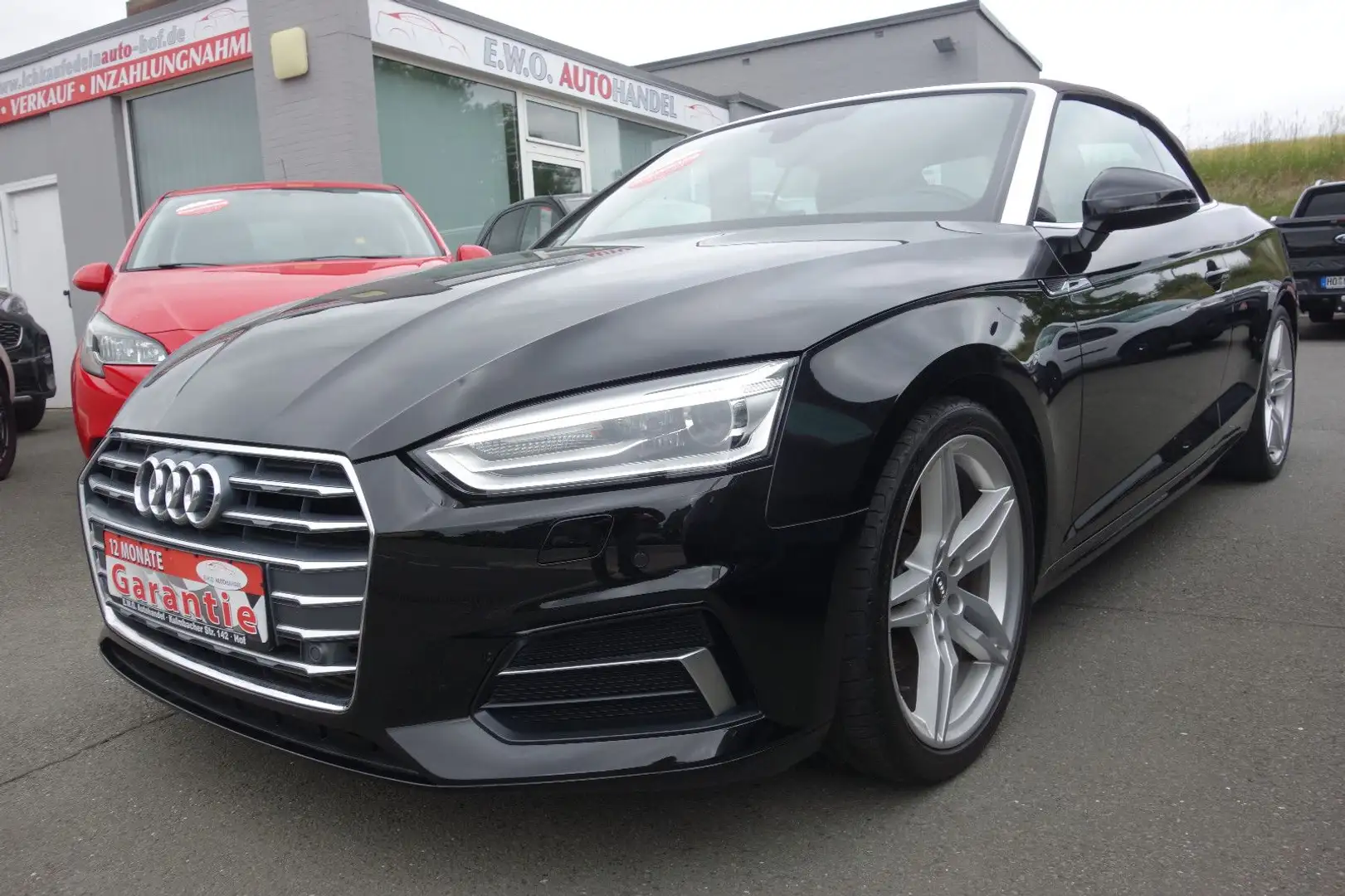 Audi A5 Cabriolet Sport Schwarz - 1