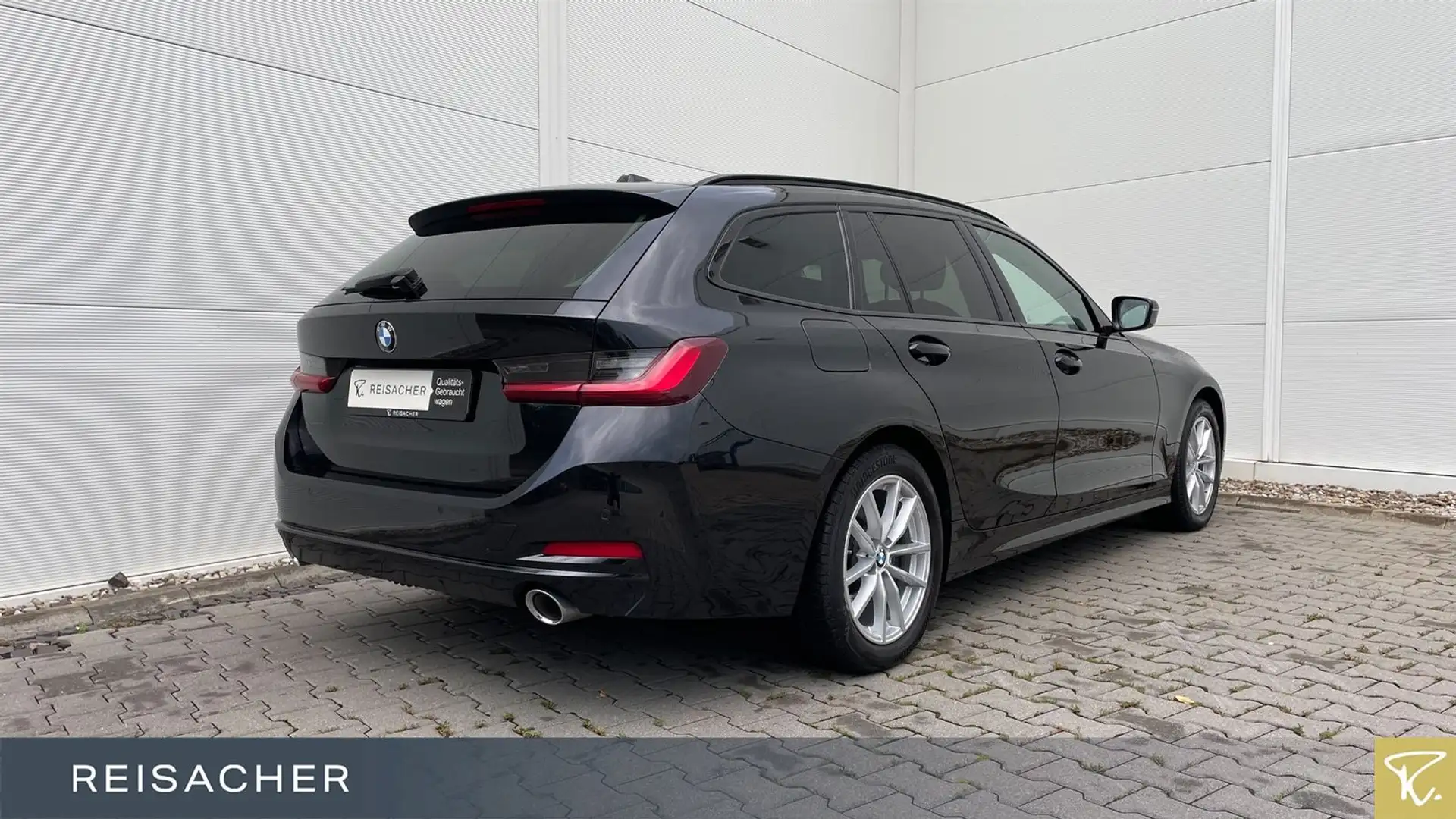 BMW 318 d A Tou Aut.LCPlus,AHK,Driving Ass.SHZ.PDCv+h Schwarz - 2