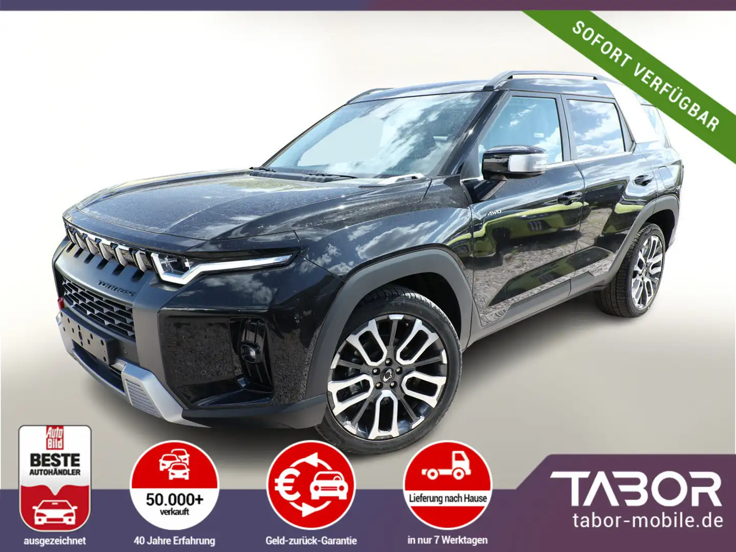 KGM Torres 1.5 T-GDi 163 Aut AWD Leder Nav eHk ACC Schwarz - 1