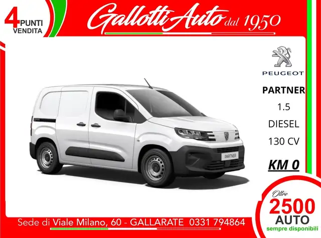 Peugeot Partner Standard BlueHDI 130cv s&s - SENZA VINCOLI DI FI