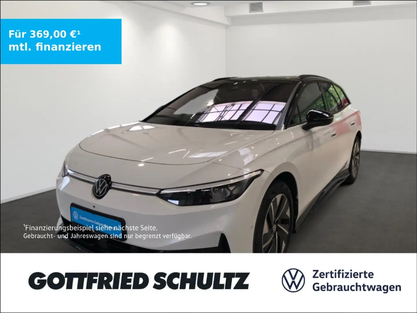 Volkswagen ID.7 Tourer PRO S 86kWh AHK NAVI PANORAMA KAMERA CCS Weiß - 1
