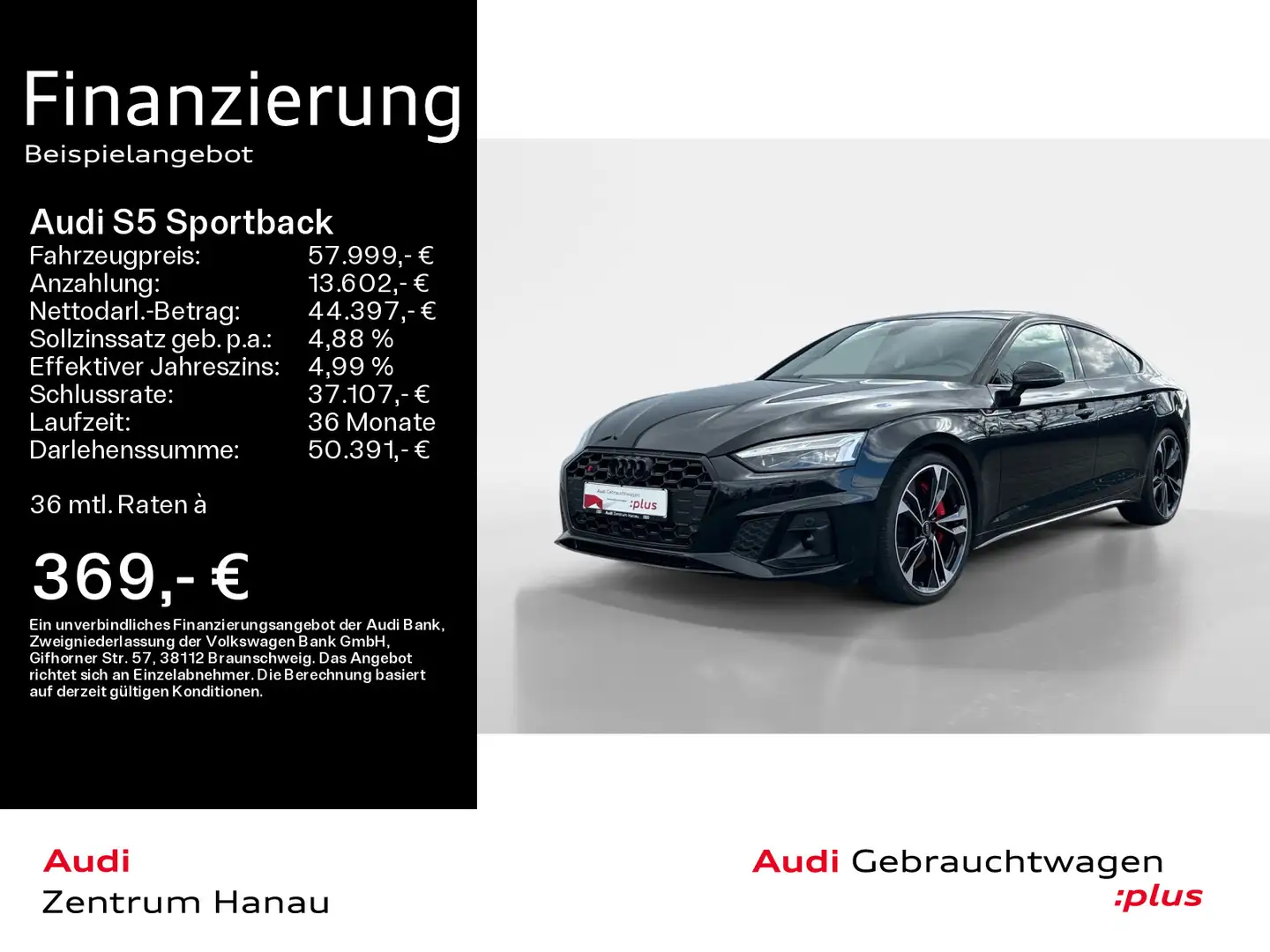 Audi S5 3.0 TDI V6 *PANO*MATRIX*20 ZOLL*B&O Černá - 1