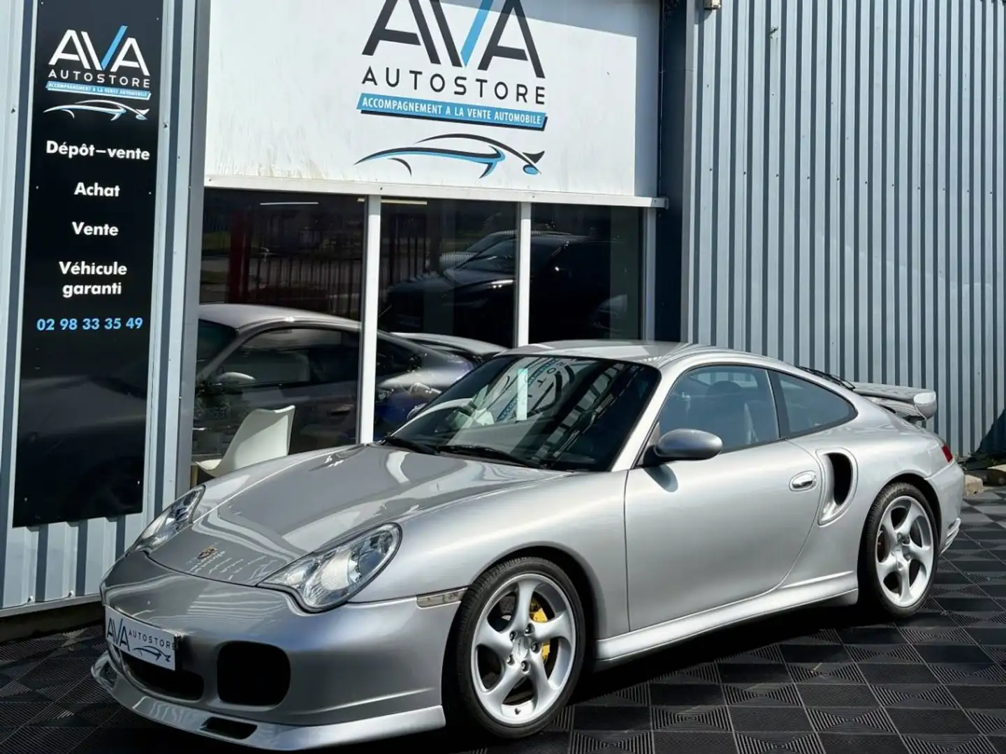 Porsche 996 996 TURBO X50 3.6i 450 TIPTRONIC AEROKIT ORIGINE Gris - 2