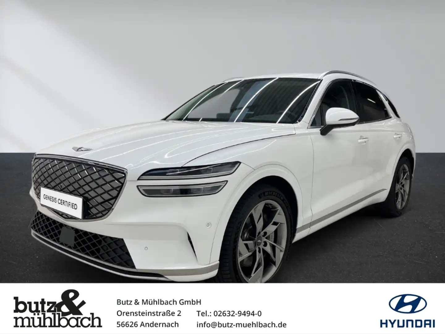 Genesis GV70 Sport Electrified 4WD AD El. Panodach Leder Memory Weiß - 1