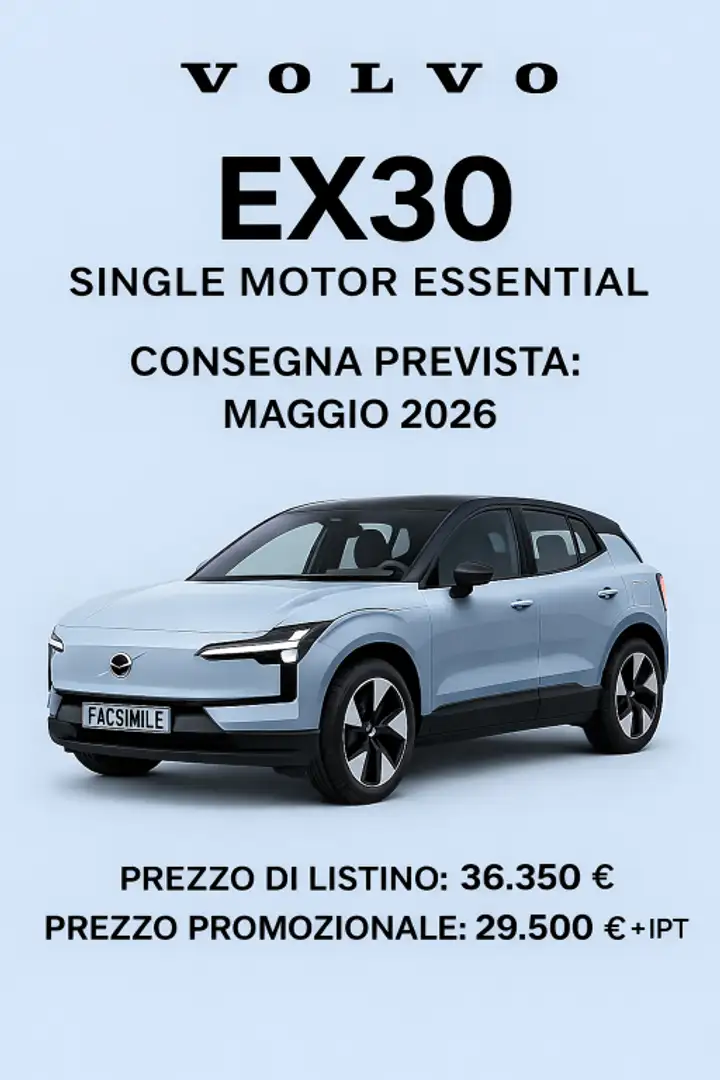 Volvo EX30 Single Motor Essential rwd Blau - 1