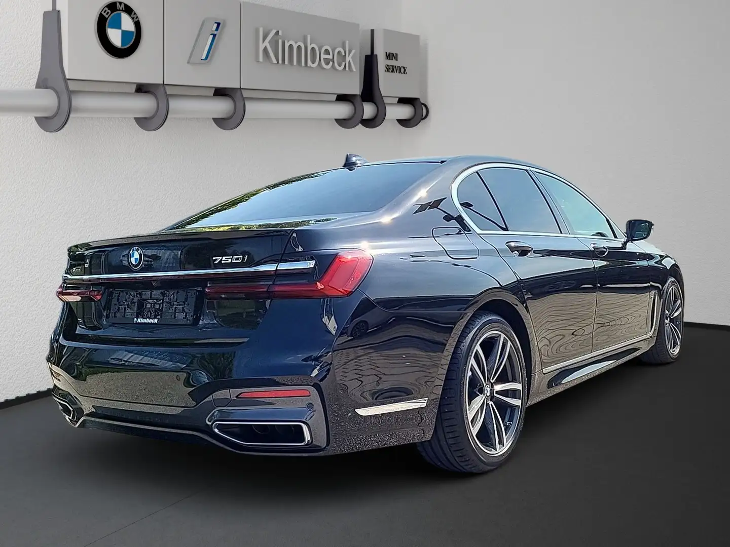 BMW 750 i xDrive Limousine M Sport Massage Sitzbelüft Schwarz - 2