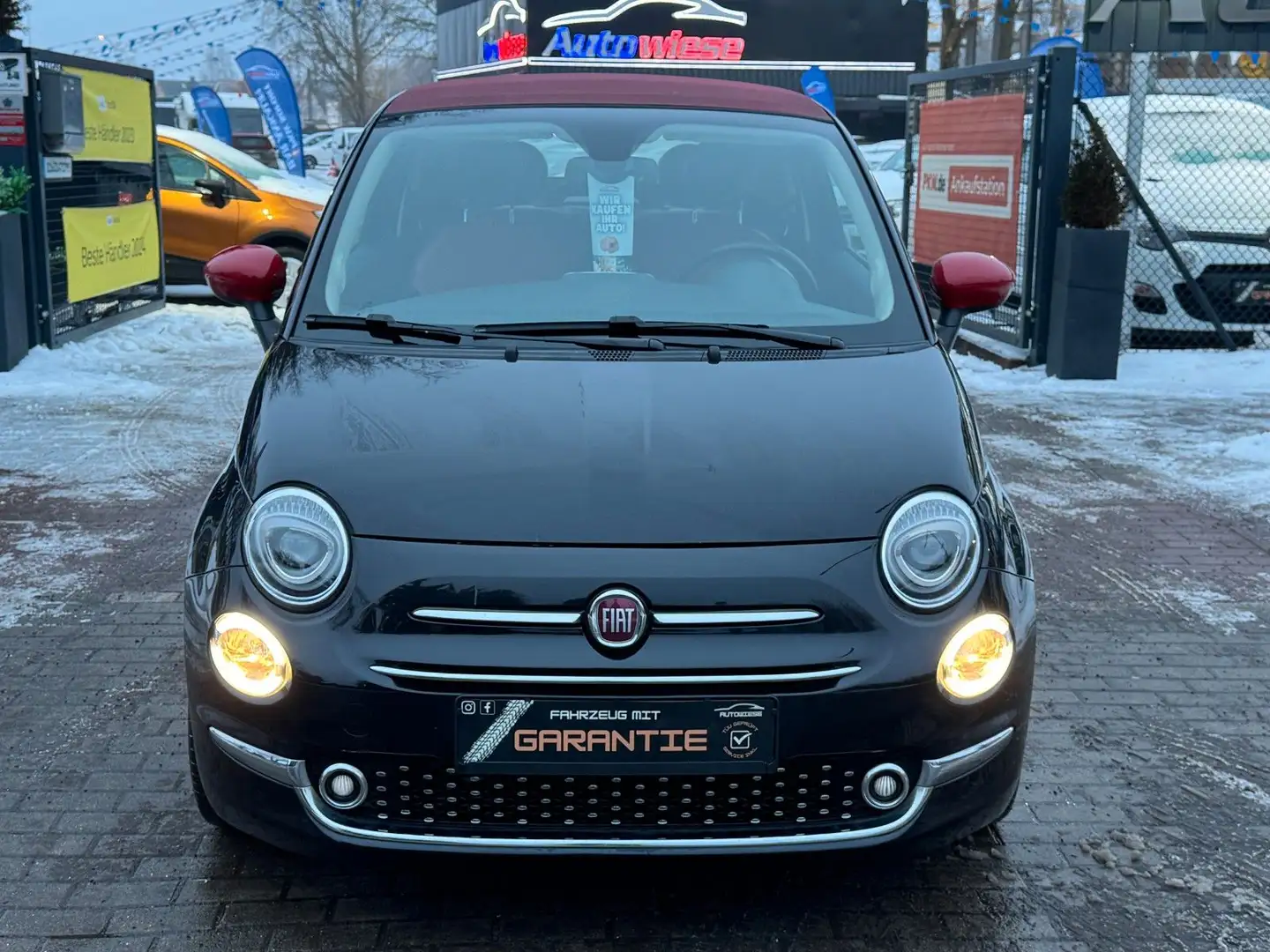 Fiat 500C Lounge*Automatik*Leder*Klima*SHZ*Alu* Noir - 2