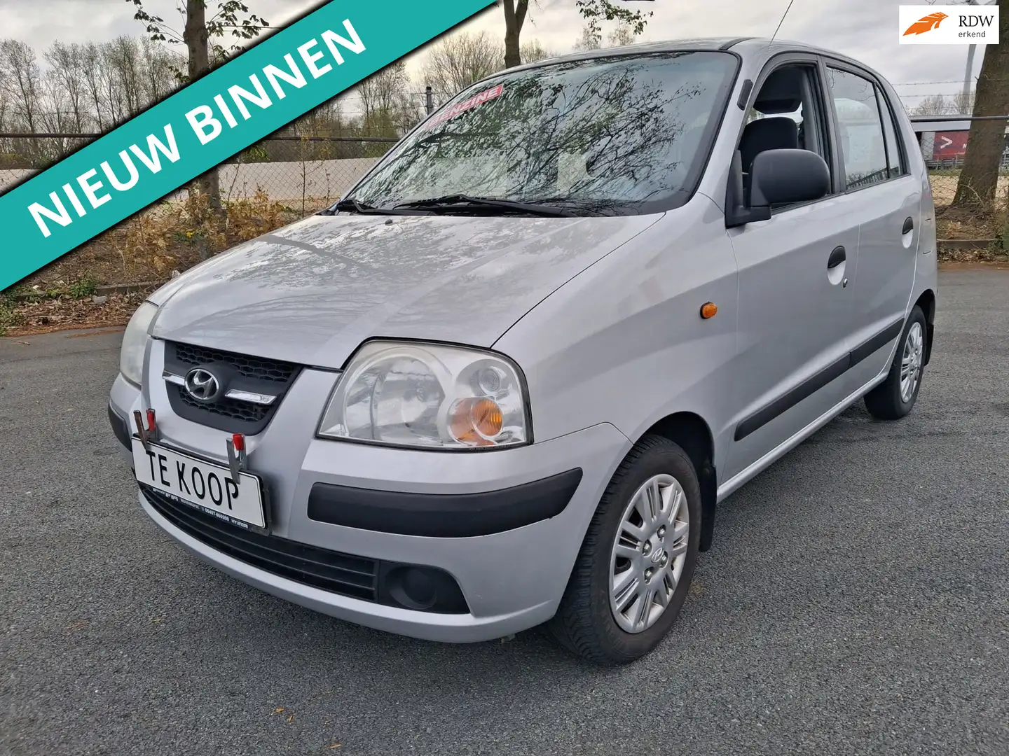 Hyundai Atos 1.1i Active 5 drs let op duitse auto kan evt gebra Silber - 1