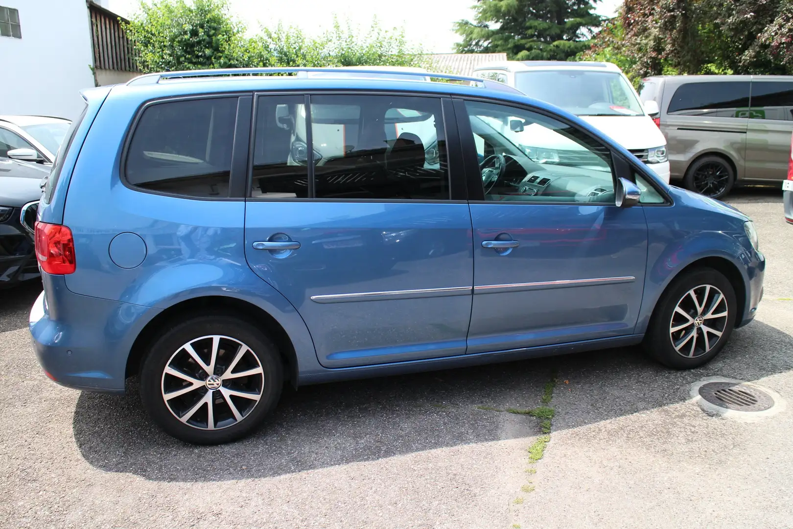 Volkswagen Touran 1.4 TSI DSG Highline/Leder/P.Glasdach/P.ASSIST/PDC Blau - 2