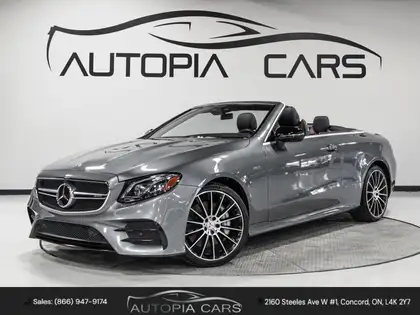 Gray 2019 Mercedes-Benz E-Class AMG E 53 Cabriolet 4MATIC+ Convertible All-Wheel Drive Automatic