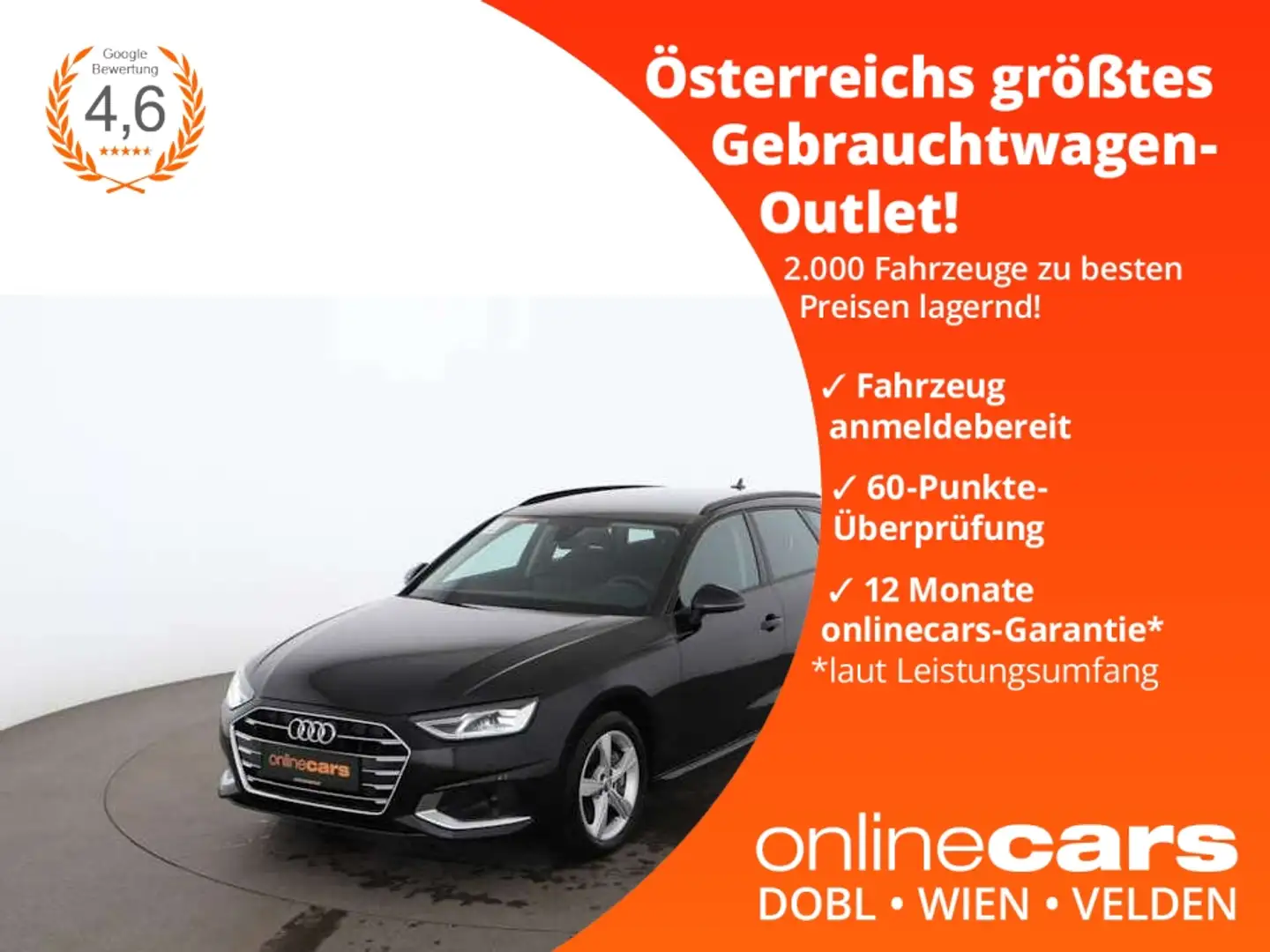 Audi A4 Avant 40 TDI advanced Aut LED RADAR NAVI PDC Чорний - 1