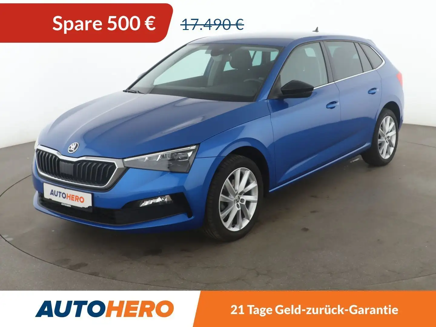 Skoda Scala 1.0 TSI Ambition*LED*TEMPO*PDC* Blau - 1
