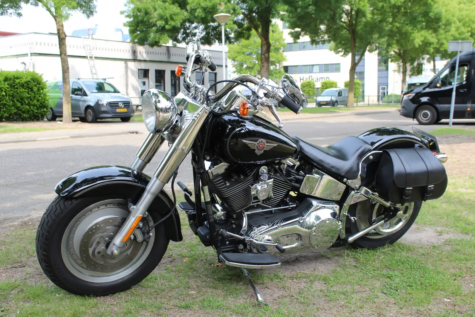 Harley-Davidson Fat Boy FLST-F Negru - 2