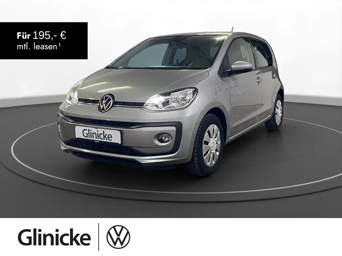 Volkswagen up! 1.0 PDC+RFK Tempomat Klima Sitzhz. DAB Argento - 1