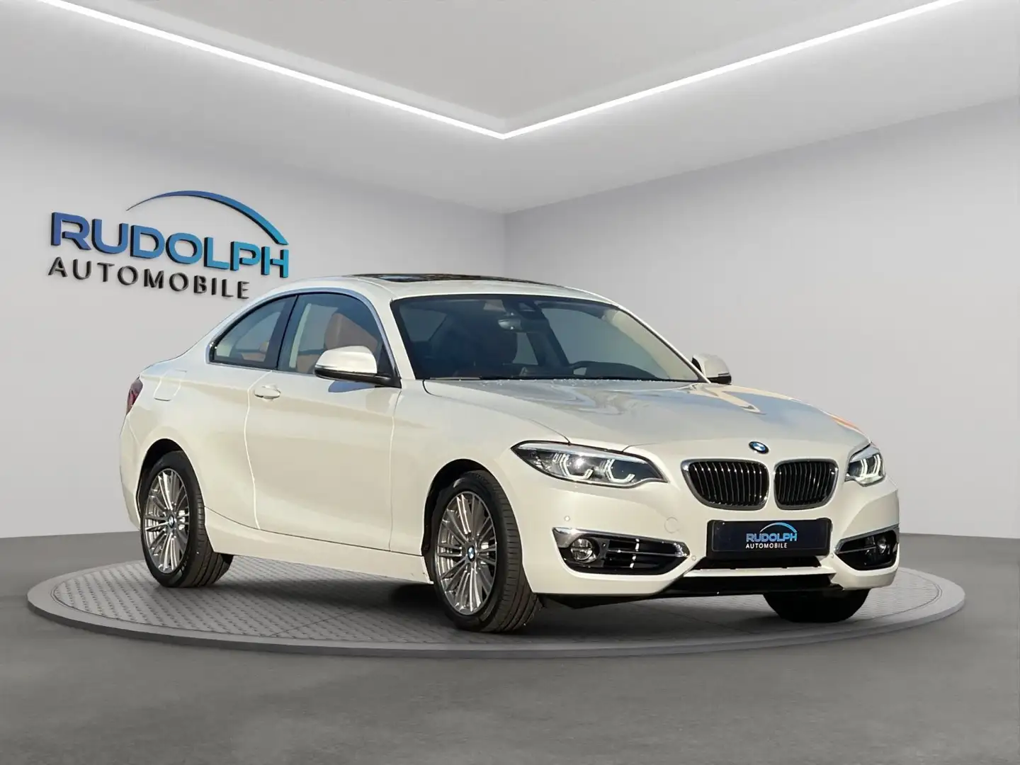 BMW 218 i COUPÉ AUTOM. LEDER GARANTIE Blanc - 1