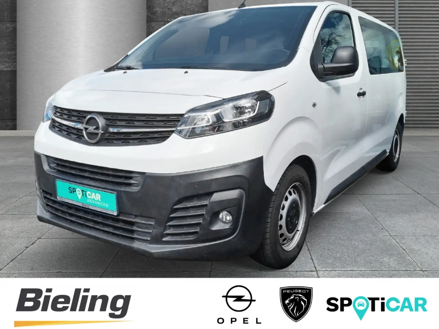 Opel Vivaro Kombi 1.5 Diesel, Klima , E-Fenster, ZV, Parkpilot Weiß - 1
