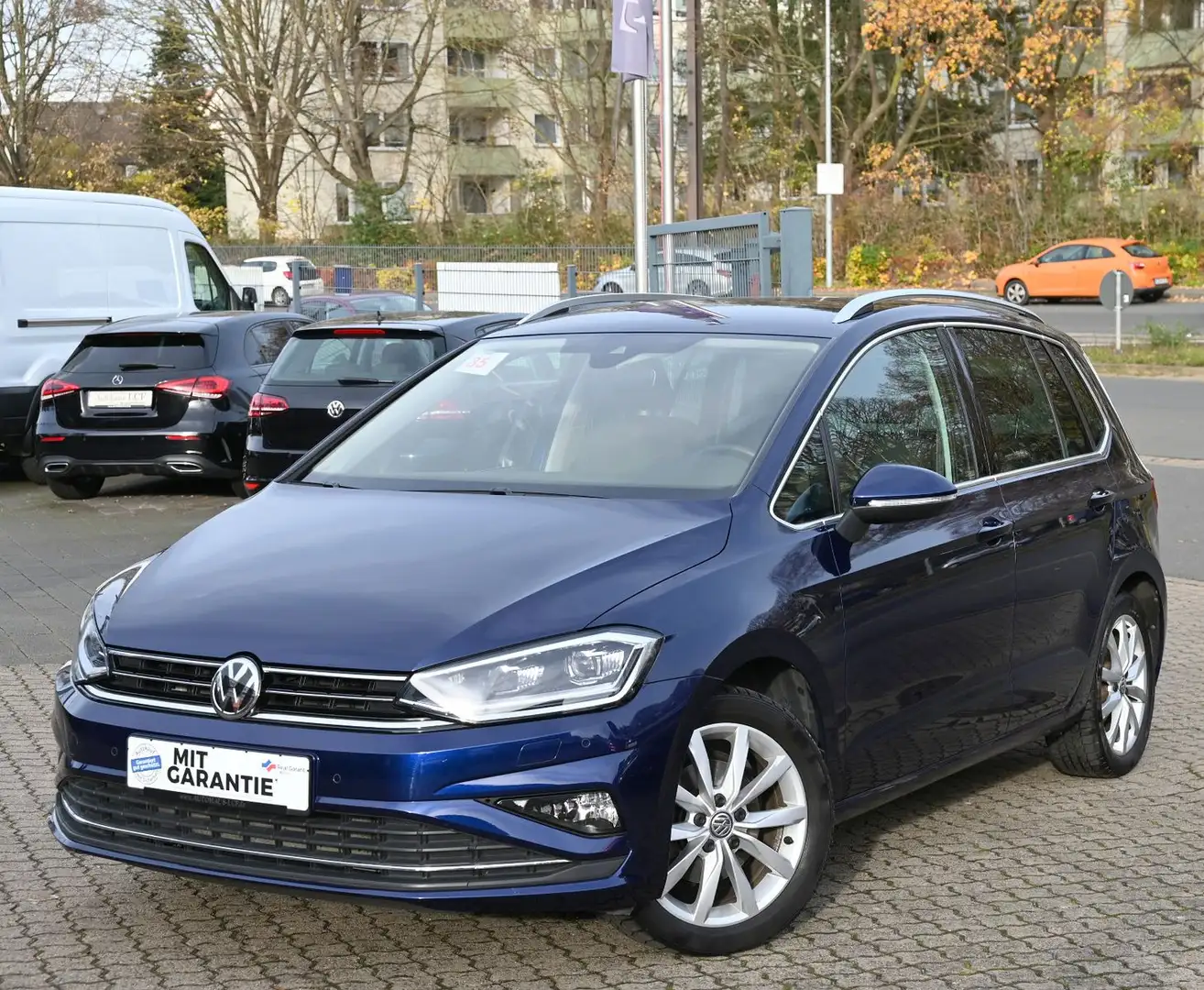 Volkswagen Golf Sportsvan 1.5 TSI Highline Navi LED Cam AHK Bleu - 2