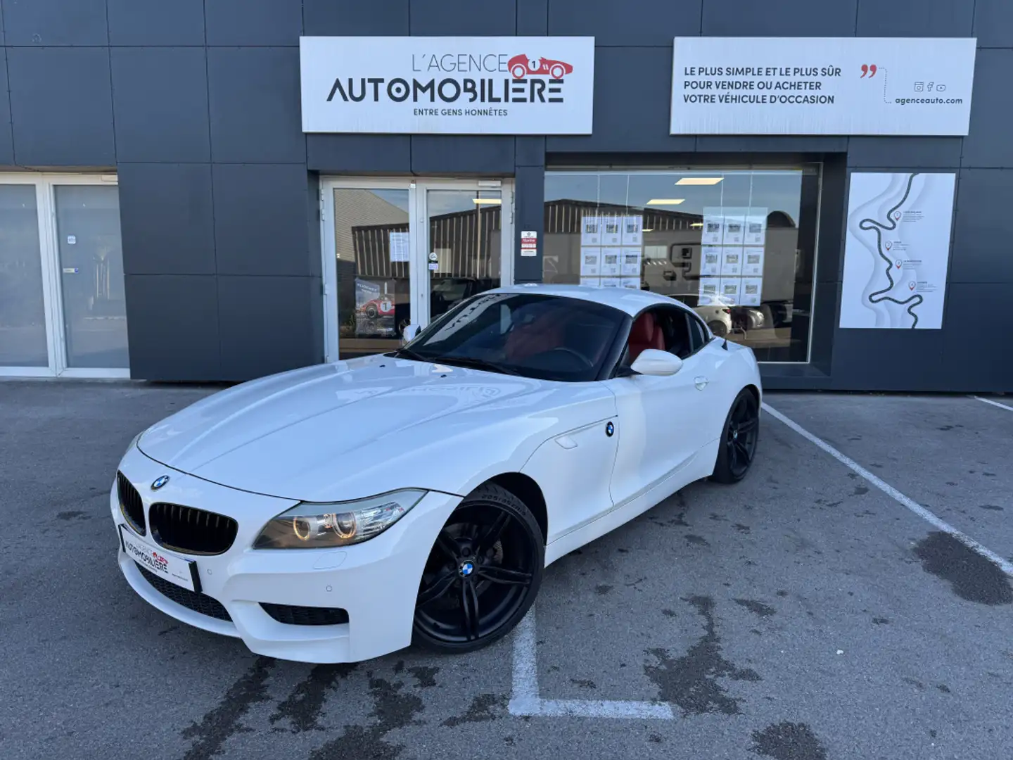 BMW Z4 M roadster 25i S-Drive Sport Design BVA Alpinweiss 3 Wit - 1