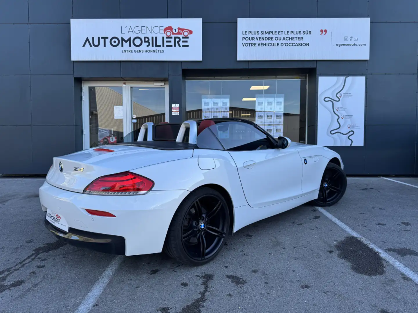 BMW Z4 M roadster 25i S-Drive Sport Design BVA Alpinweiss 3 Weiß - 2
