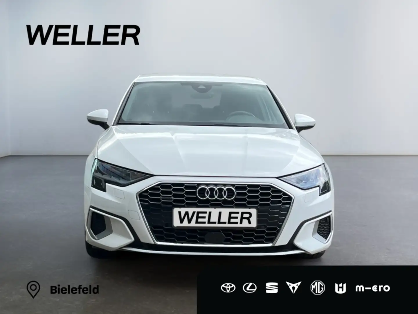 Audi A3 40 TFSI Sportback quattro S tronic advanced Weiß - 2