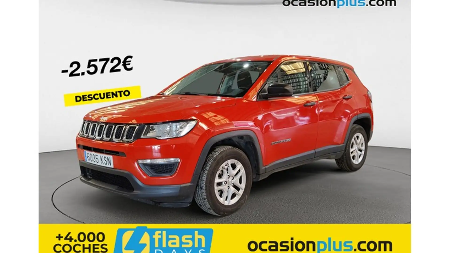 Jeep Compass 1.6 Mjt Limited 4x2 Naranja - 1
