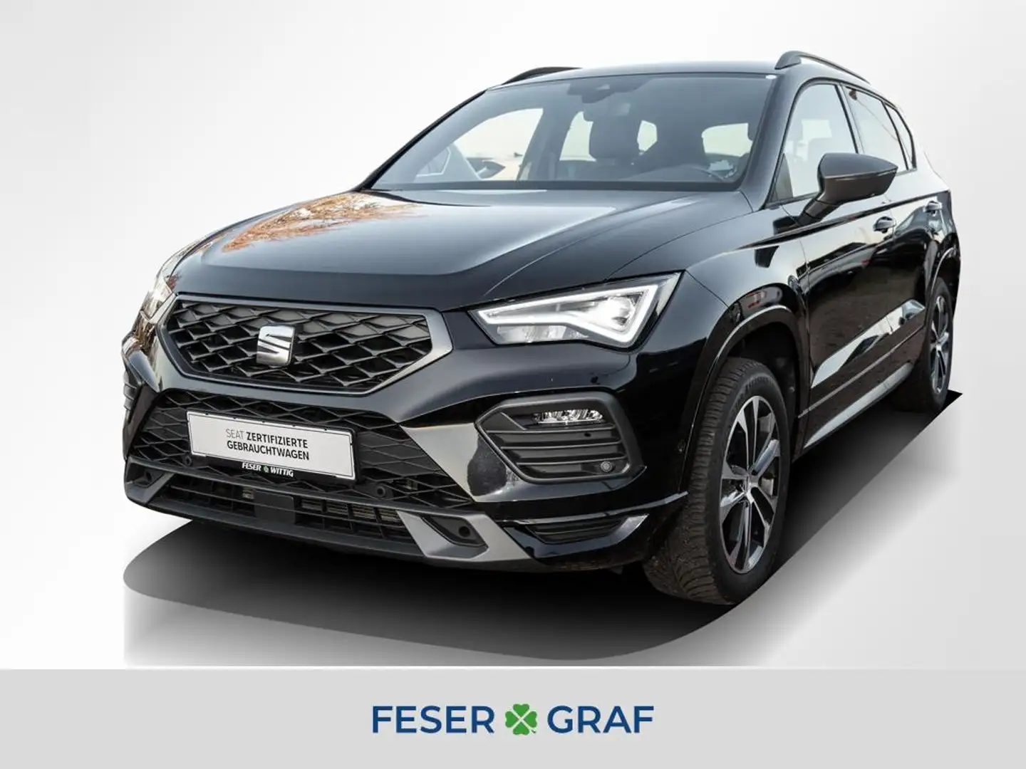 SEAT Ateca 2.0 TDI DSG FR LED/AHK/SHZ/ACC/Parklenk. Schwarz - 1