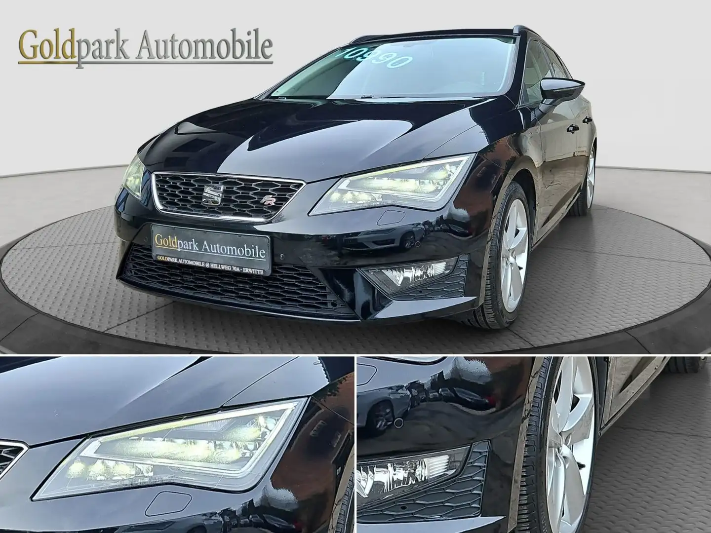 SEAT Leon ST FR 1.4/VOLL-LED/SHZ/PDC/GARANTIE 12M! Schwarz - 1