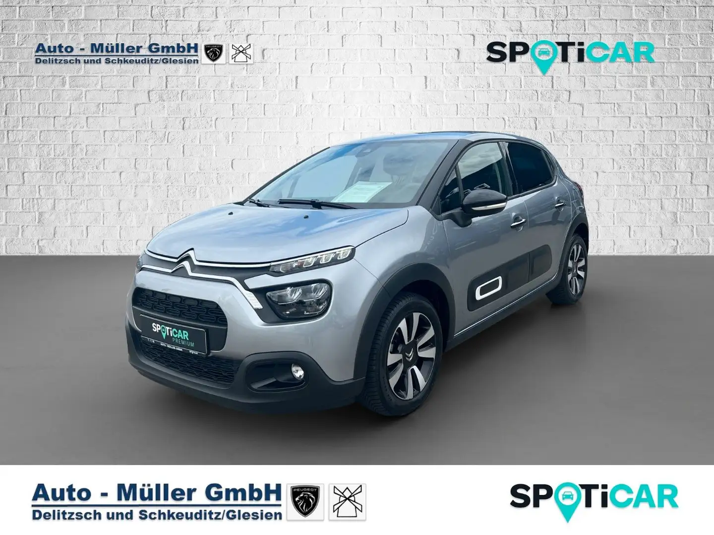 Citroen C3 PureTech 110 Max/Navigation/LED Grau - 1