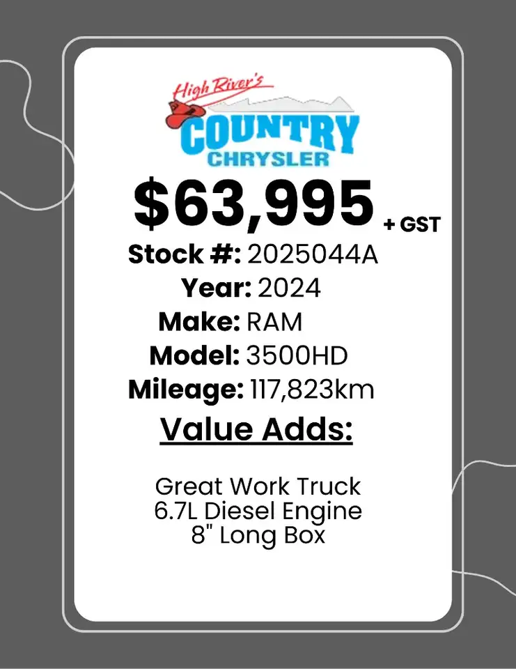 RAM 3500 снимка RAM 3500