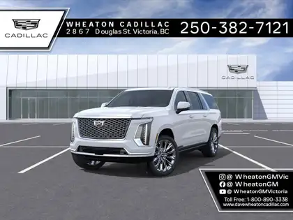 White 2026 Cadillac Escalade ESV SUV / Crossover Four-Wheel Drive Automatic