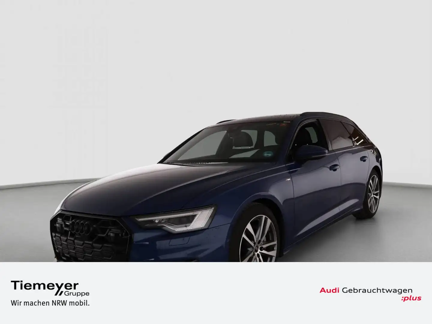 Audi A6 45 TDI Q S LINE PANO MATRIX ALCANTARA A Blau - 1