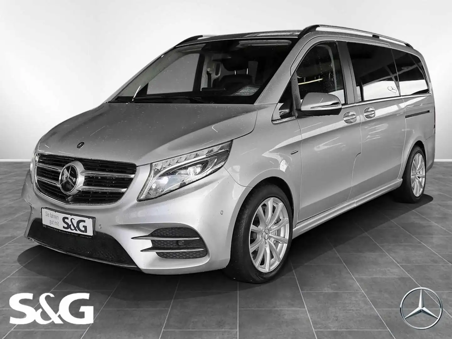Mercedes-Benz V 250 d EXCLUSIVE EDITION AMG Lang !NUR GEWERBE! Silber - 1