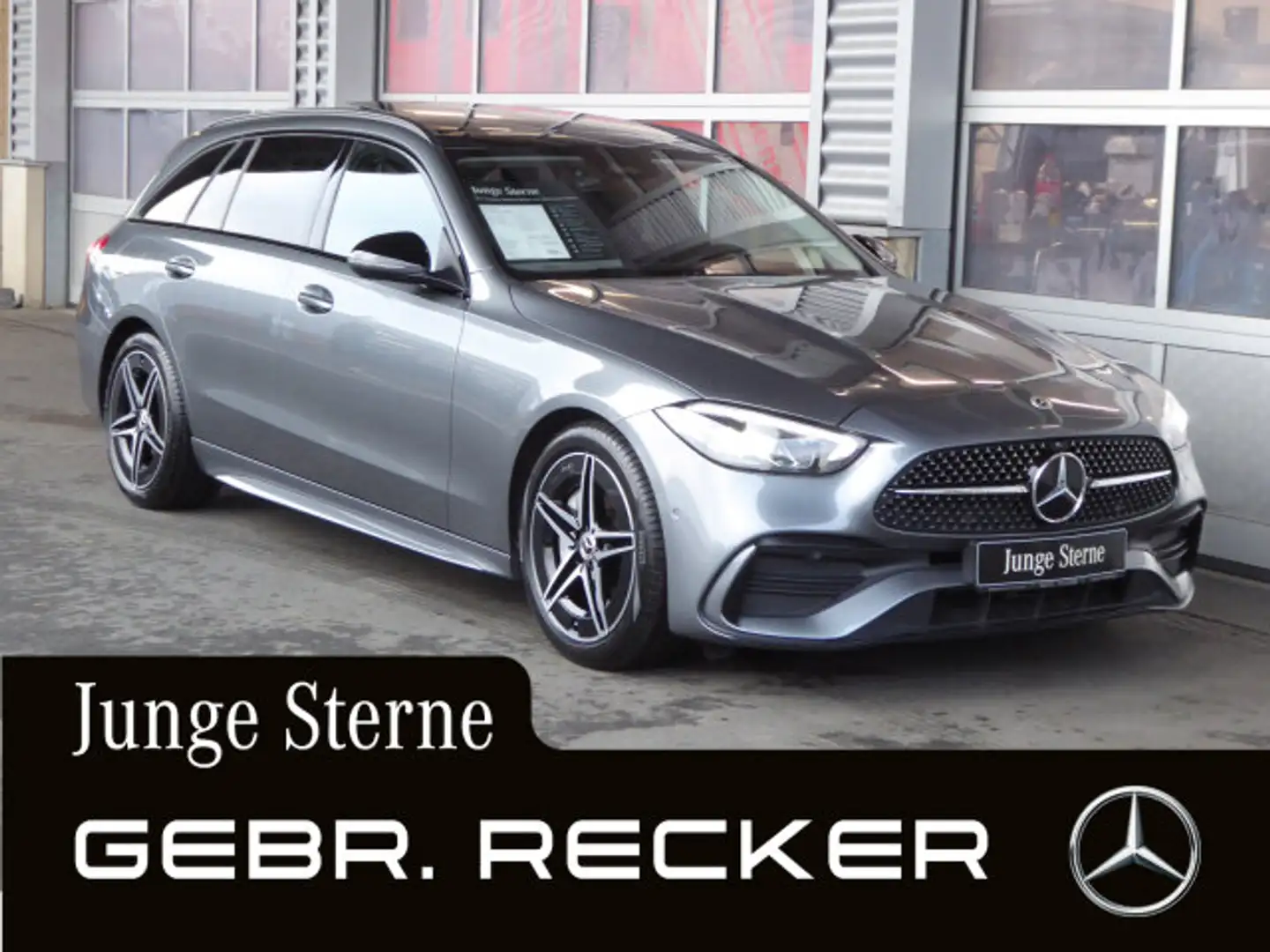 Mercedes-Benz C 220 C 220 d T AMG Plus Night AHK Memory Pano Kamera Grau - 1