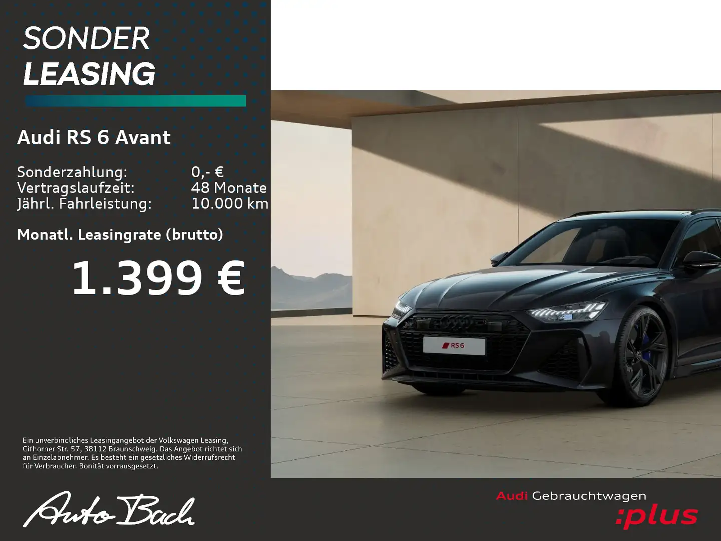 Audi RS6 RS6 Avant Dynamik Plus HD-Matrix B&O Keramik Pan Noir - 1
