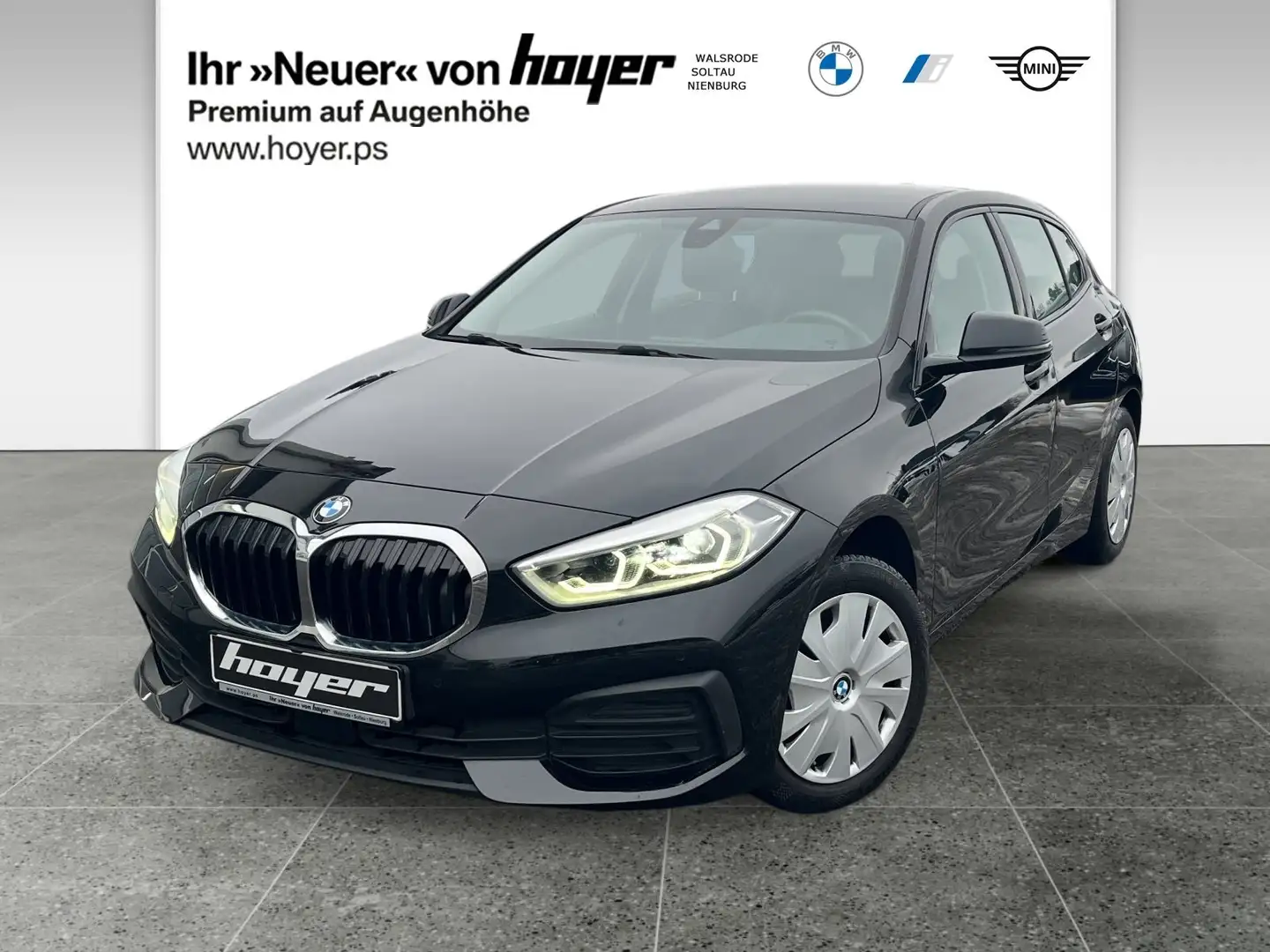 BMW 116 d Hatch Advantage DAB LED WLAN Tempomat Shz Schwarz - 1
