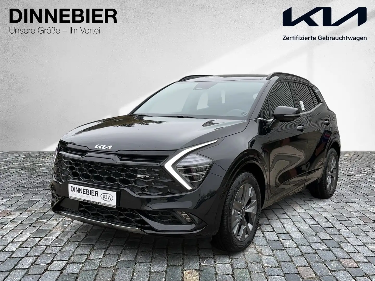 Kia Sportage GT-Line HEV AWD+Glasdach+360°+LED Noir - 2