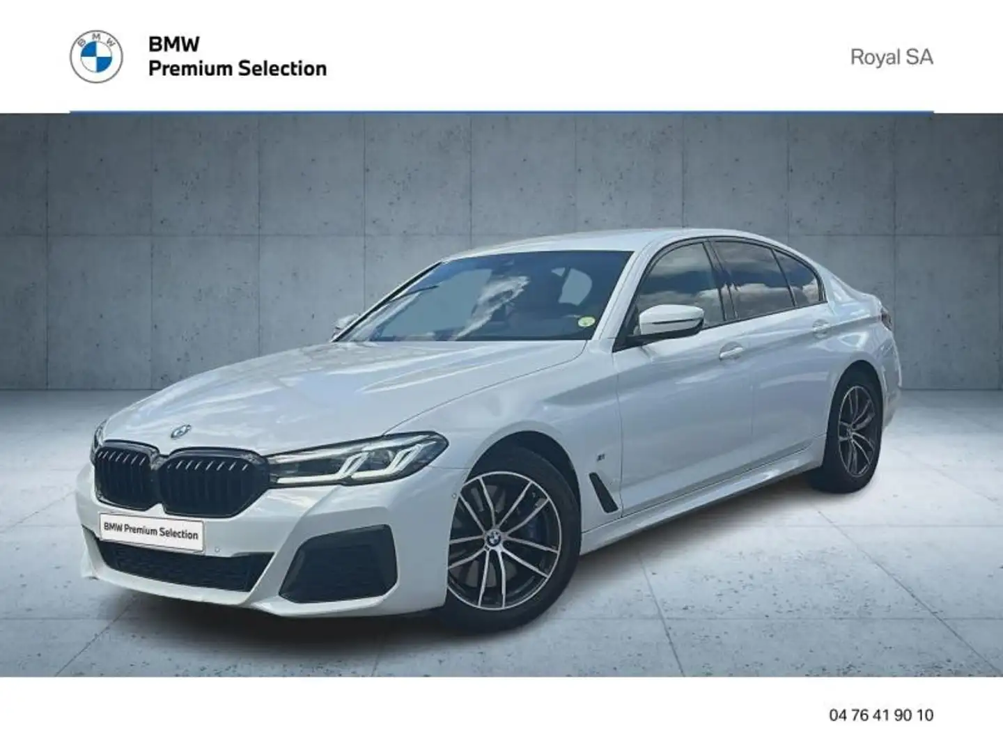 BMW 530 530dA xDrive 286ch M Sport Steptronic Blanc - 1
