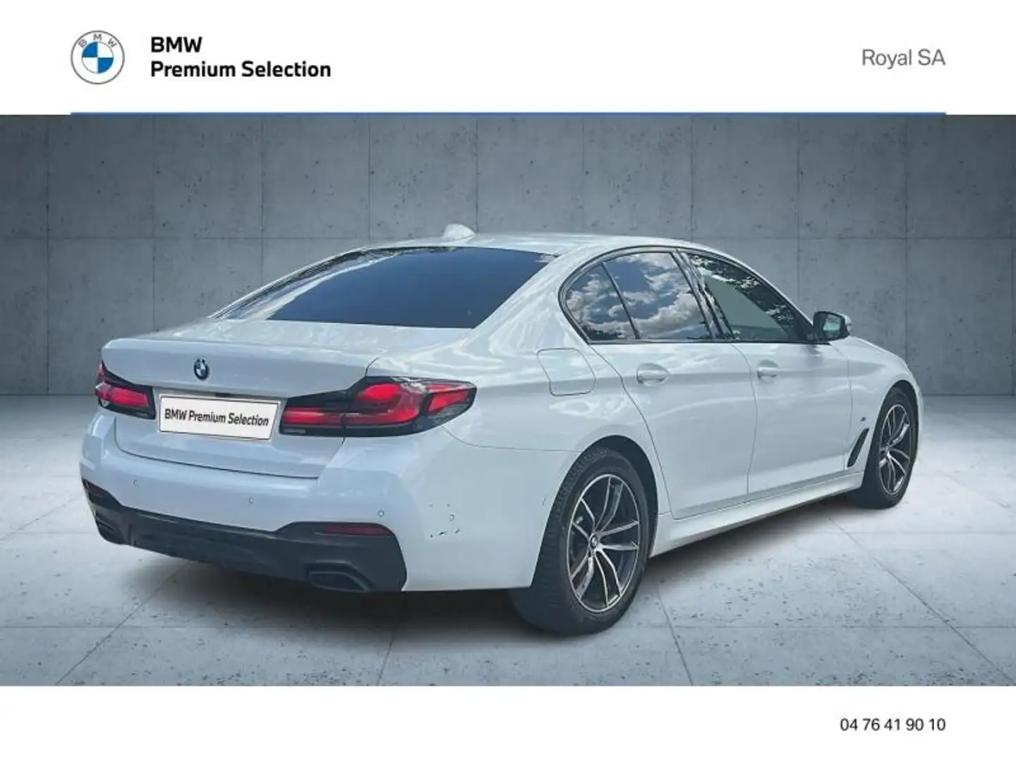BMW 530 530dA xDrive 286ch M Sport Steptronic Blanc - 2
