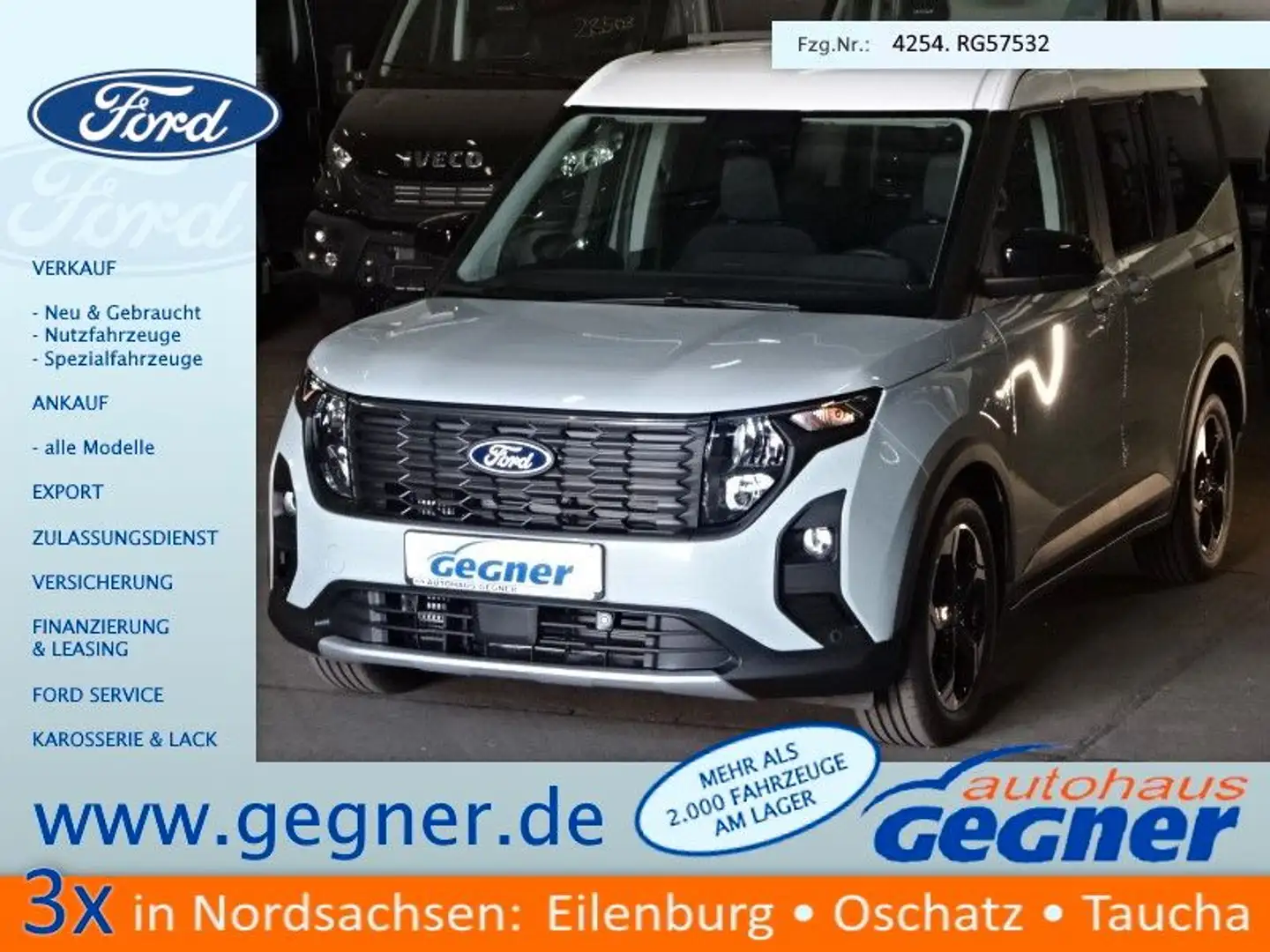 Ford Tourneo Courier Active Autom. Navi TWA Kamera Grau - 1