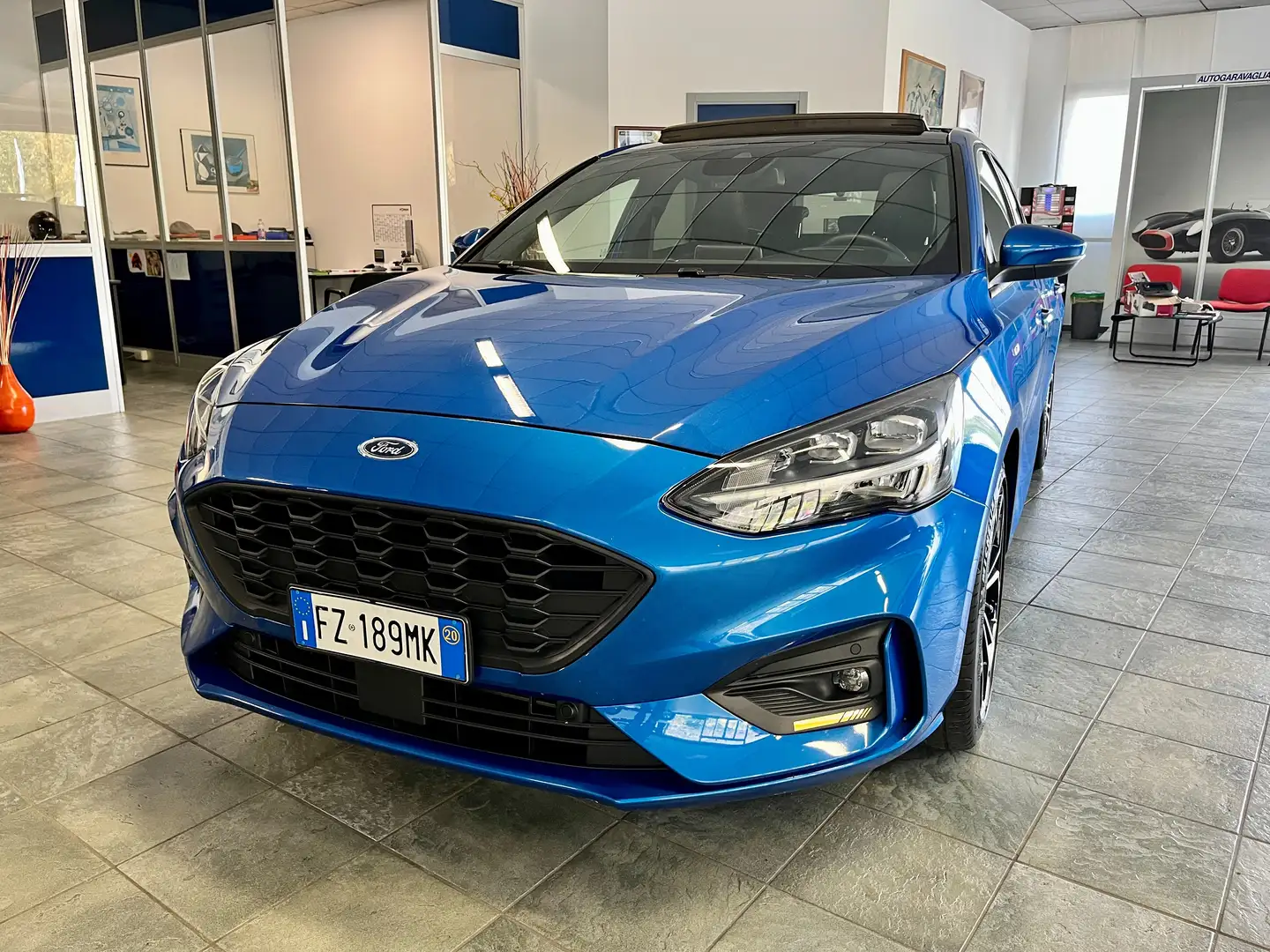 Ford Focus 1.0 ecoboost ST-Line s 125cv-NEOPATENTATI- Blu/Azzurro - 1