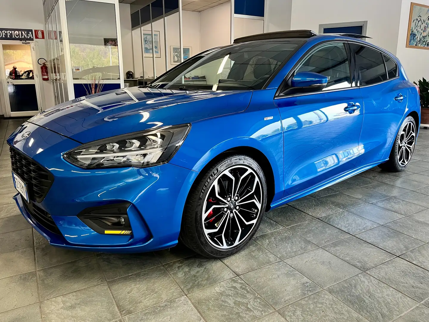 Ford Focus 1.0 ecoboost ST-Line s 125cv-NEOPATENTATI- Blu/Azzurro - 2