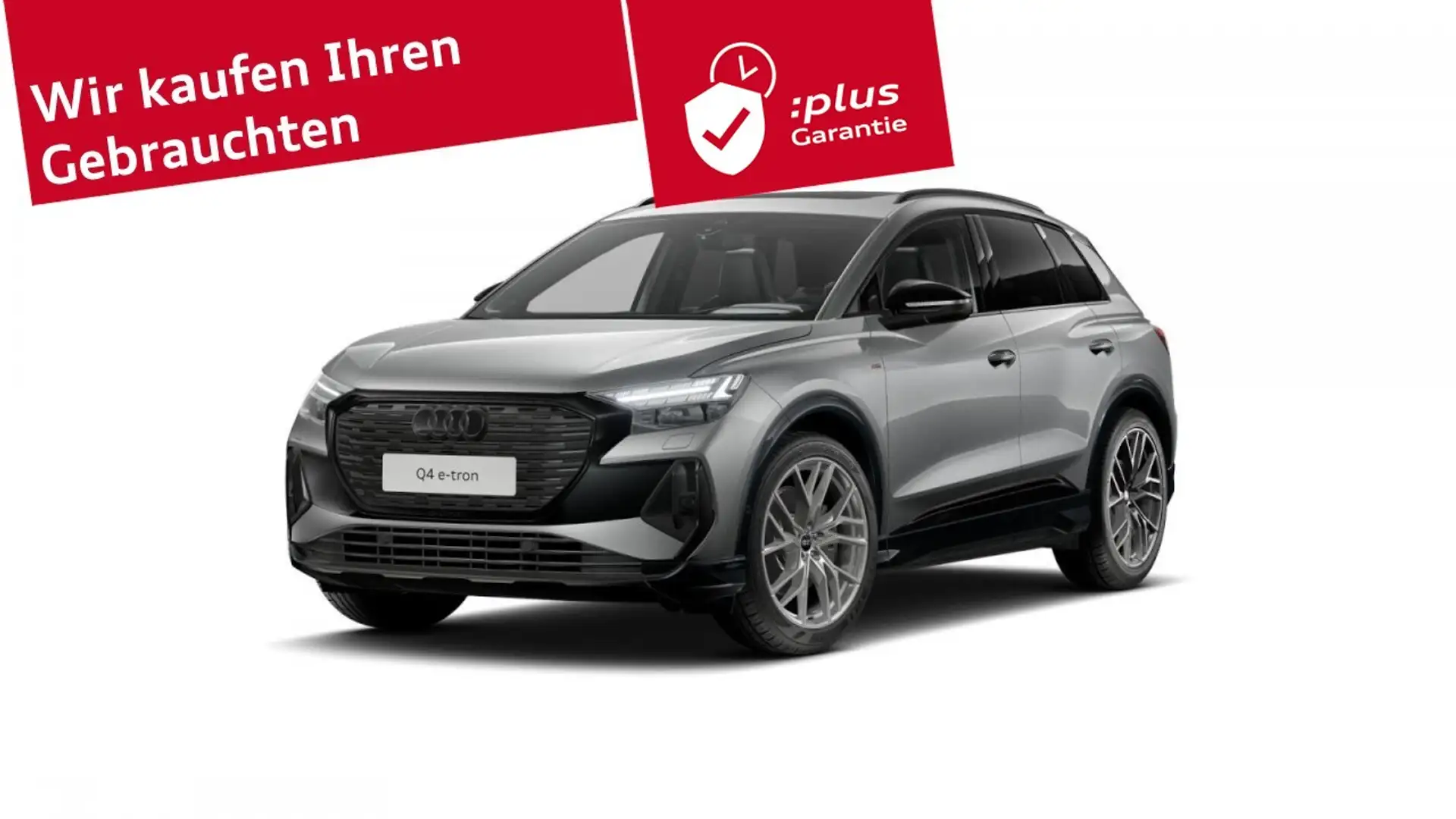 Audi Q4 e-tron 210 kW Klima Navi Rückfahrkamera Panoramadach Grijs - 1