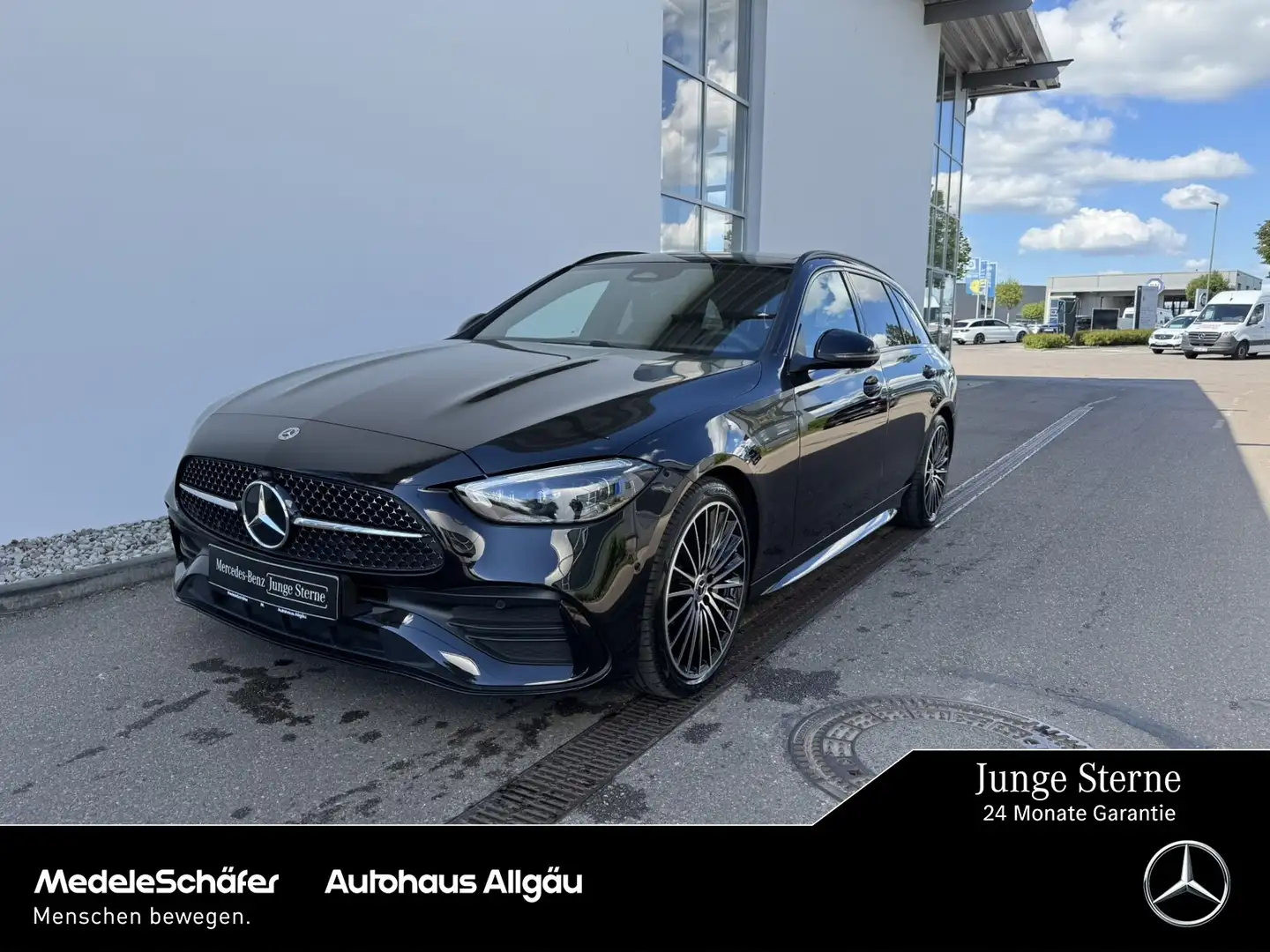 Mercedes-Benz C 200 C 200 T AMG Night Dist AHK Pano DLight Memo 360° Schwarz - 1