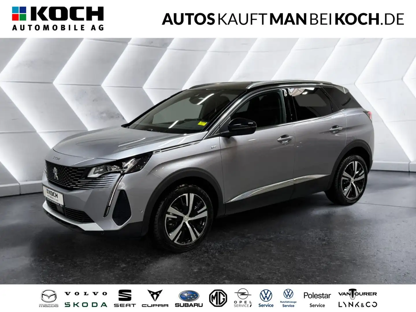 Peugeot 3008 PureTech 130 EAT8 GT (E-KLAPPE RFK SHZ ACC) Grigio - 1