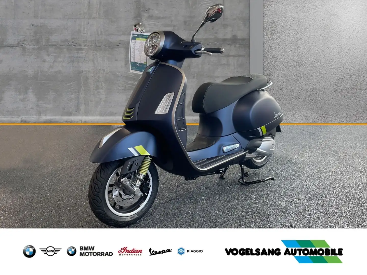 Vespa GTS 300 Super Tech HPE, Keyless Ride, Voll LED, Albastru - 1