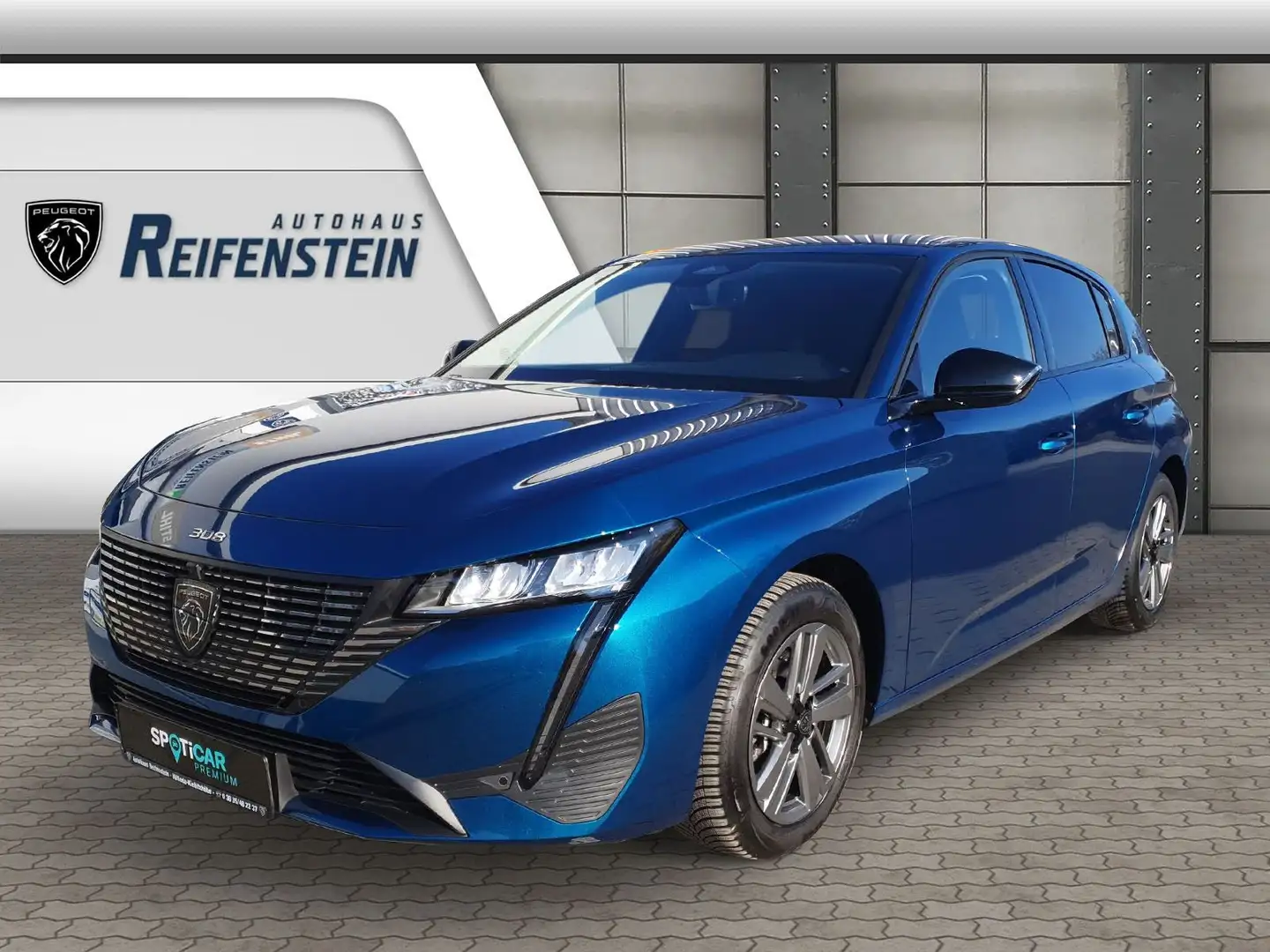 Peugeot 308 Allure 130 HDI EAT8 SHZ 360°K ALARM KOMFORT Bleu - 1